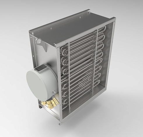 Взрывозащищенный канальный нагреватель воздуха  DEX-AIRBOX-380-3-50-115. Mощность 115кВт