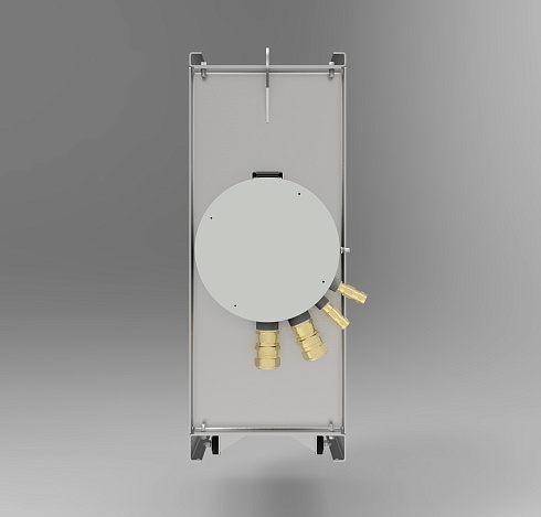 Взрывозащищенный канальный нагреватель воздуха  DEX-AIRBOX-380-3-50-115. Mощность 115кВт