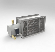 Взрывозащищенный канальный нагреватель воздуха  DEX-AIRBOX-380-3-50-15. Mощность 15кВт