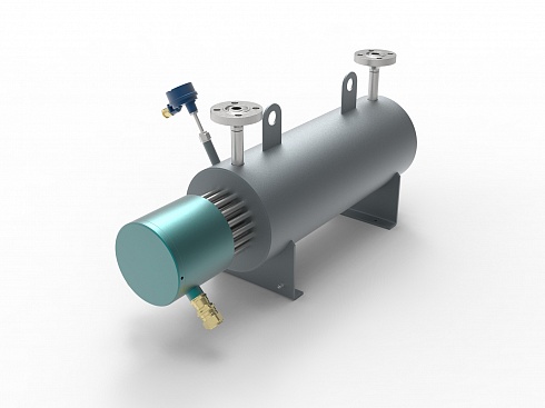 Проточный нагреватель природного газа DEX-AL-380-3-50-27 мощностью 27кВт