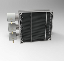 Взрывозащищенный канальный нагреватель воздуха  DEX-AIRBOX-380-3-50-100. Mощность 100кВт