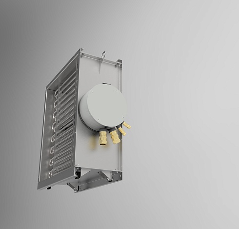 Взрывозащищенный канальный нагреватель воздуха  DEX-AIRBOX-380-3-50-115. Mощность 115кВт
