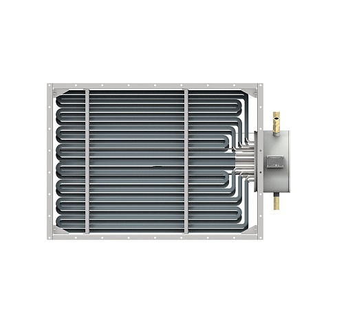 Взрывозащищенный канальный нагреватель воздуха  DEX-AIRBOX-380-3-50-75. Mощность 75кВт