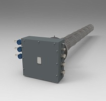 Взрывозащищенный фланцевый нагреватель триэтиленгликоля EEX-F-400-3-50-220. Мощность 220кВт