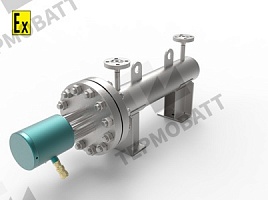 Проточный нагреватель азота DEX-P-380-3-50-5 мощностью 5кВт
