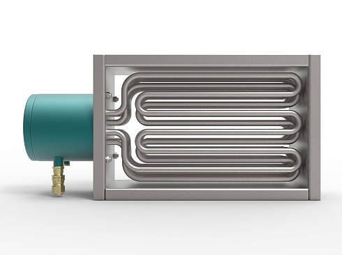 Взрывозащищенный канальный нагреватель воздуха  DEX-AIRBOX-380-3-50-6 мощностью 6кВт