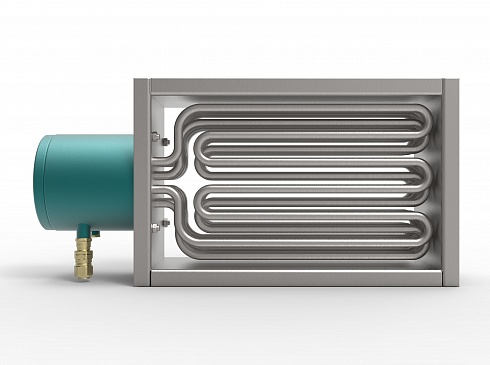 Взрывозащищенный канальный нагреватель воздуха  DEX-AIRBOX-380-3-50-6 мощностью 6кВт