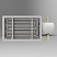 Взрывозащищенный канальный нагреватель воздуха  DEX-AIRBOX-380-3-50-15. Mощность 15кВт