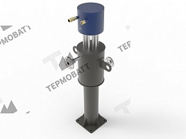 Проточный циркуляционный нагреватель уплотнительного газа DEX-AL-380-3-50-3 мощностью 3кВт